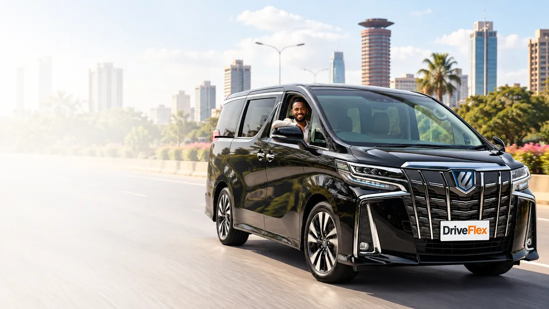 Toyota Alphard with chauffeur